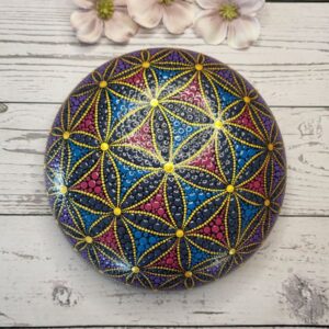 Mandalastein "XL-Blume des Lebens"