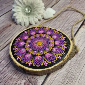 Holzscheibe zum Aufhängen Nr 1