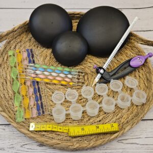 Dot Painting Starter Set mit eigener Farbwahl – Kreativpaket mit Rohlingen, Farben & Profi-Tools