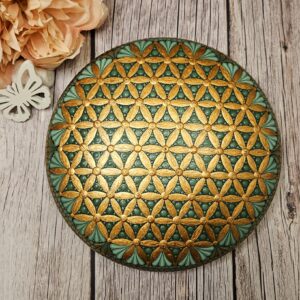 Blume des Lebens Bronze (16cm)